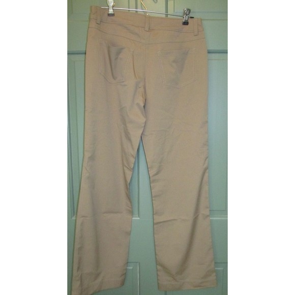 Gaiam Women's Tan Stretch Mid-Rise Straight Leg Athletic Pants Size XS - Picture 5 of 10
